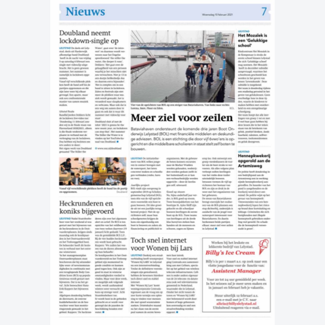 bootonderwijslelystad tweet media