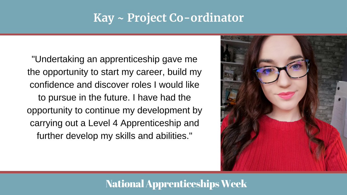 Over 80% of our apprentices stay on with the Council once their apprenticeship is complete and continue to have long and varied careers in local government. Like, former apprentice Kay who now works as Project Co-ordinator for <a href="/SuffolkGrowth/">Suffolk Growth Partnership</a>!

#NAW2021 #BuildTheFuture