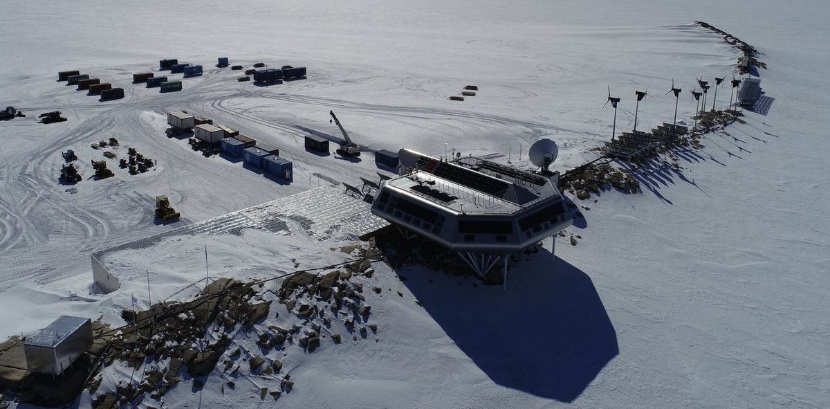The Princess Elisabeth, a Belgian scientific station, is the first zero-emission (CO2-neutral) research station on Antarctica  http://www.antarcticstation.org/ 
