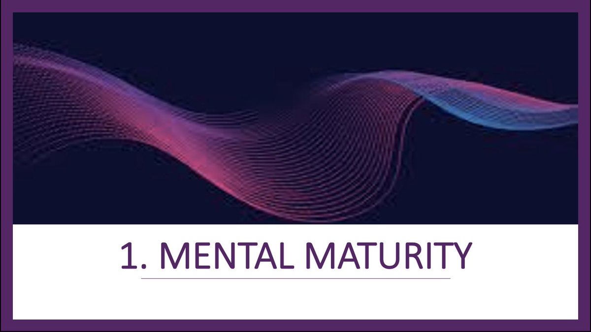The first check is what I call Mental Maturity or Intellectual Maturity. This has to do with your ability to process issues. It is not about educational or academic attainment. Can I think rationally? Can I take decisions objectively? Can I use my will freely without coercion?