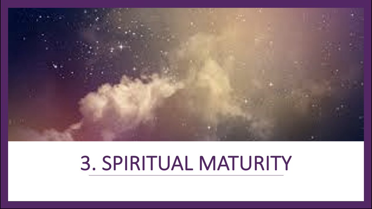 The third consideration has to be Spiritual Maturity. I consider this to be the single most important issue. Ask yourself - “Do II have a growing faith in Christ? Am I walking step with the spirit? Is my spiritual fervor strong enough to recognize when God is speaking?  @olaballo