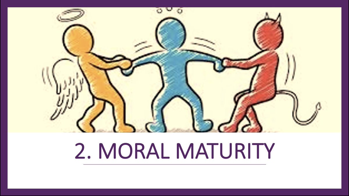 The second readiness check is Moral Maturity. Am I able to tell the difference between right and wrong? Do I have the right standards and principles for life? Can I be decisive about good and bad? Do I have the requisite fiber to stand up for what is best rather than good?