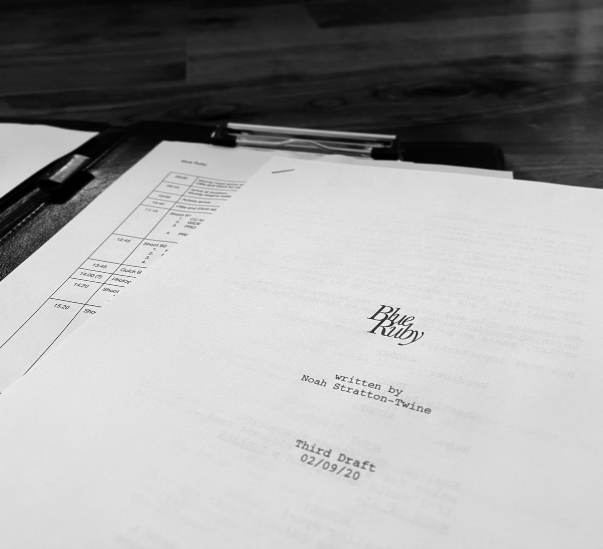 CedarRoostFilms's tweet photo. #BlueRuby has officially completed production. https://t.co/pdJiZCpFLf