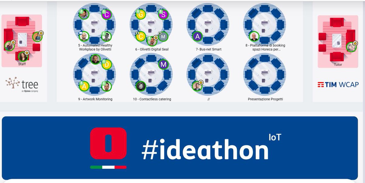 #SmartCity, #Industry40 e Infinity #workplace sono le tre challenge  dell'#Ideathon @OlivettiOnline dedicato all'#IoT! Un percorso che premierà le migliori idee dei 10 team partecipanti. Anche @timwcap sostiene l’iniziativa 🚀 Buon lavoro a tutti!🤞🏻#DesignMeetsTechnology
