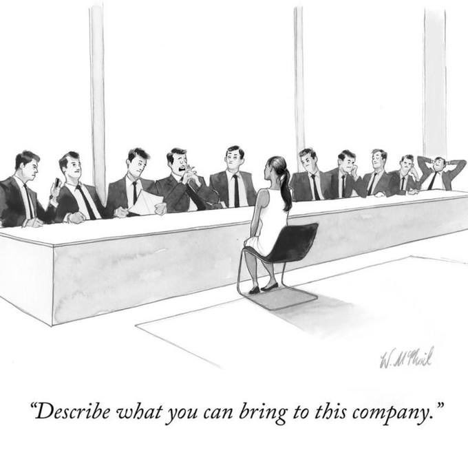 the_shaz's tweet photo. Every job interview ever! https://t.co/AXNVoc39fp