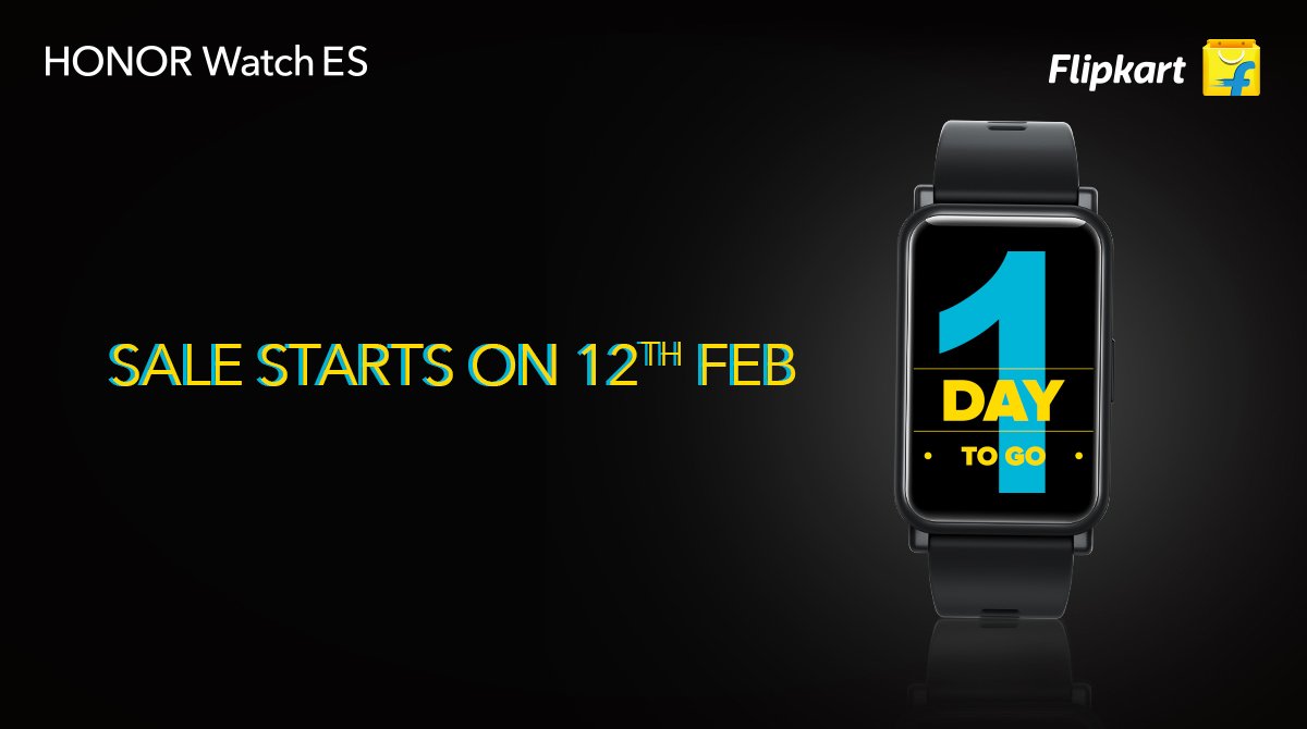 Enjoy this #ValentinesDay and stay on track with your fitness goals with the super stylish #HONORWatchES 🎉🎉 #WatchMeGo🤸 Launching on @Flipkart tomorrow!