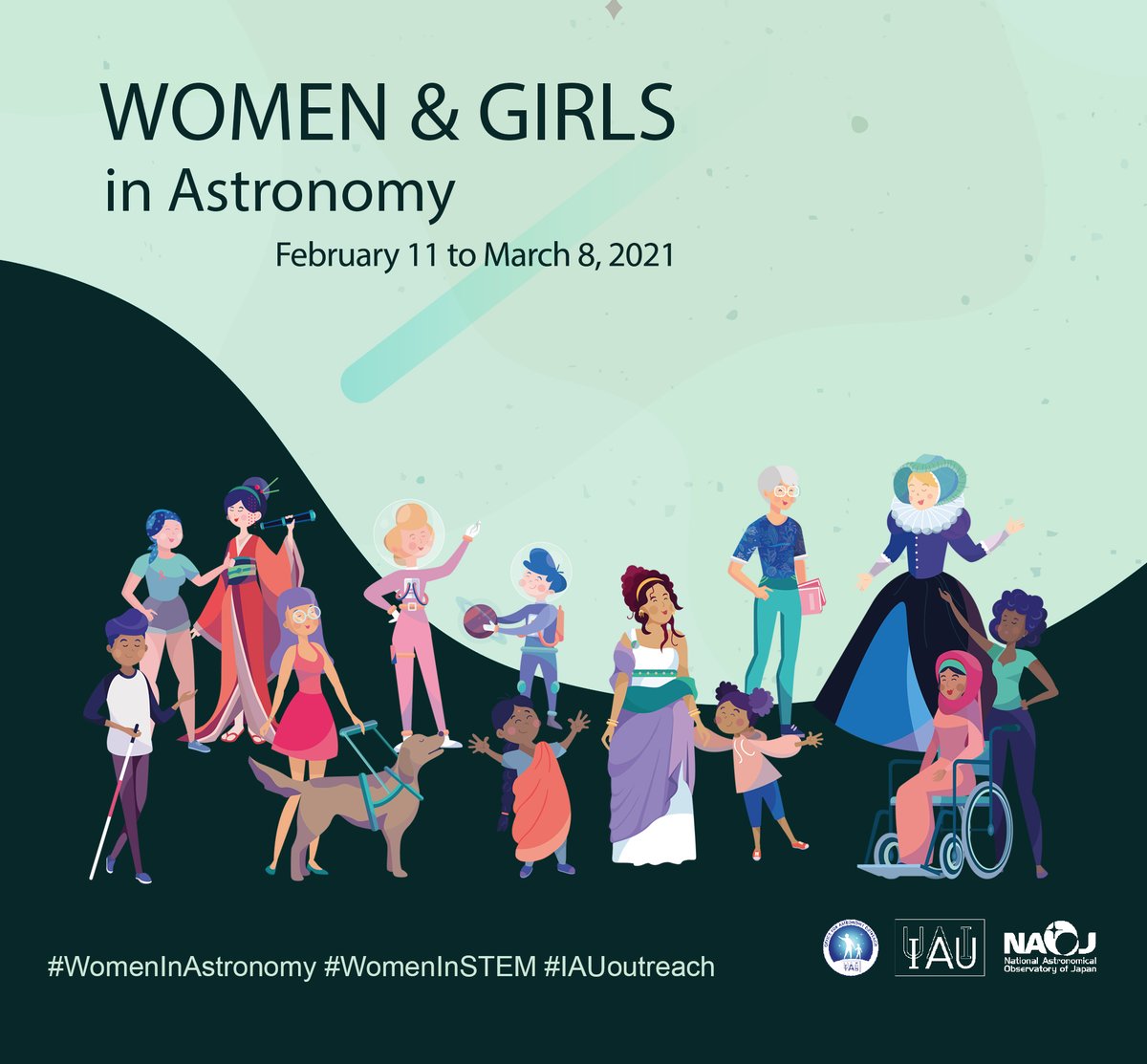 @IAU_Outreach and IAU National Outreach Coordinators will be hosting a slew of events from #IDWGS2021 to #IWD2020 to recognise women and girls in astronomy. Join in here: ow.ly/kQOX50DwVbH #WomenInAstronomy #WomenInSTEM #IAUoutreach #ChooseToChallenge