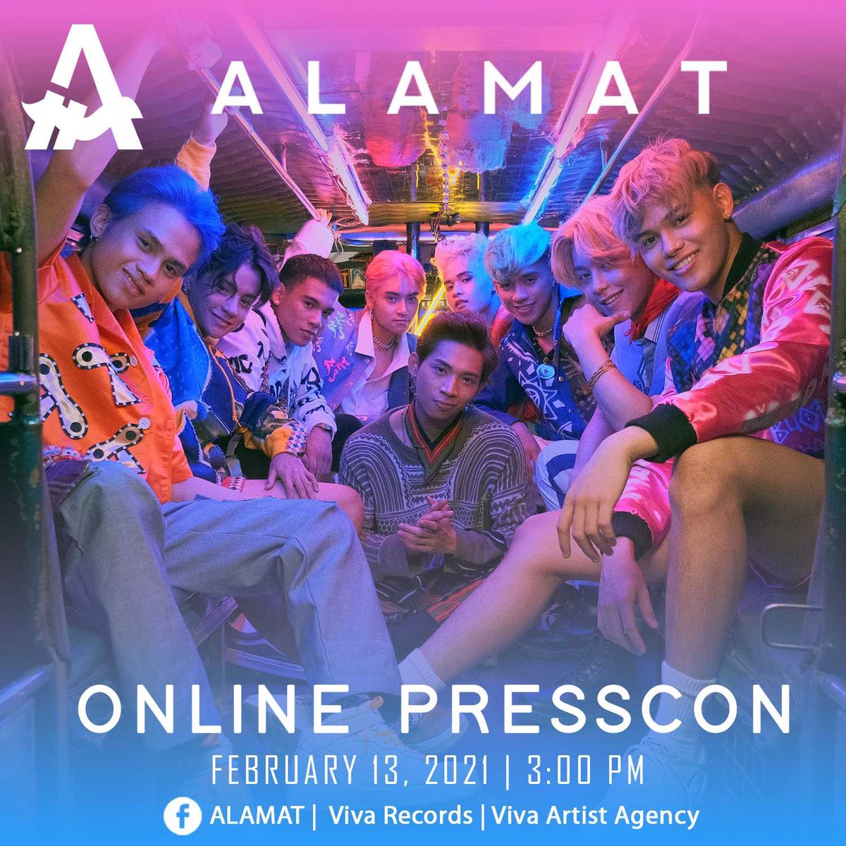 Official_ALAMAT's tweet photo. Watch our online press conference this Saturday, 3PM on our and Viva's Facebook pages π€
#ALAMATPresscon https://t.co/iwanhd6yys