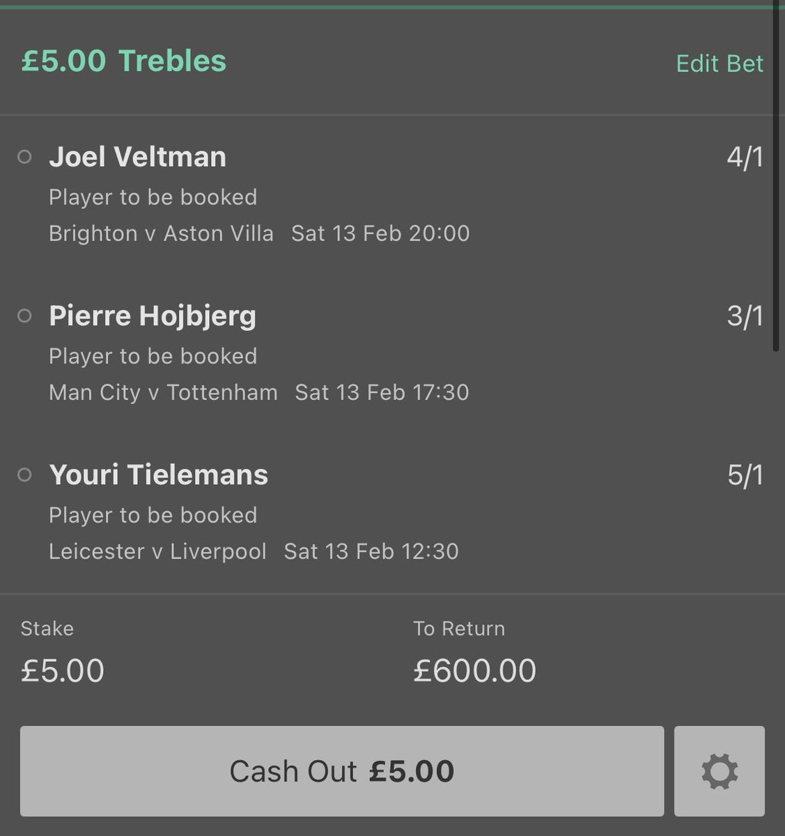 Retweet & follow to enter!! If this bet wins, I’ll give someone £300 cash!! Simply retweet this and by following me to enter!! (These aren’t necessarily ‘tips’, just a potential giveaway although they are on my shortlist, depending on line ups)