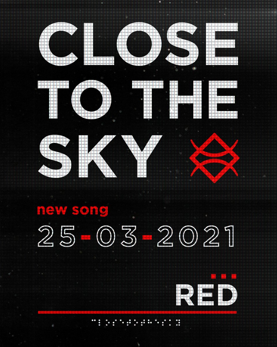 ⚠️It's time for a big announcement!!⚠️

Our next song "Red" will drop the 25th of march. 
closetothesky.fanlink.to/PreSave_Red
📲 Pre-saves on Spotify are available from now on, so go and save the song so you don't miss it al launch! 🔥

#closetothesky #ctts #djent #metalcore #music #spotify