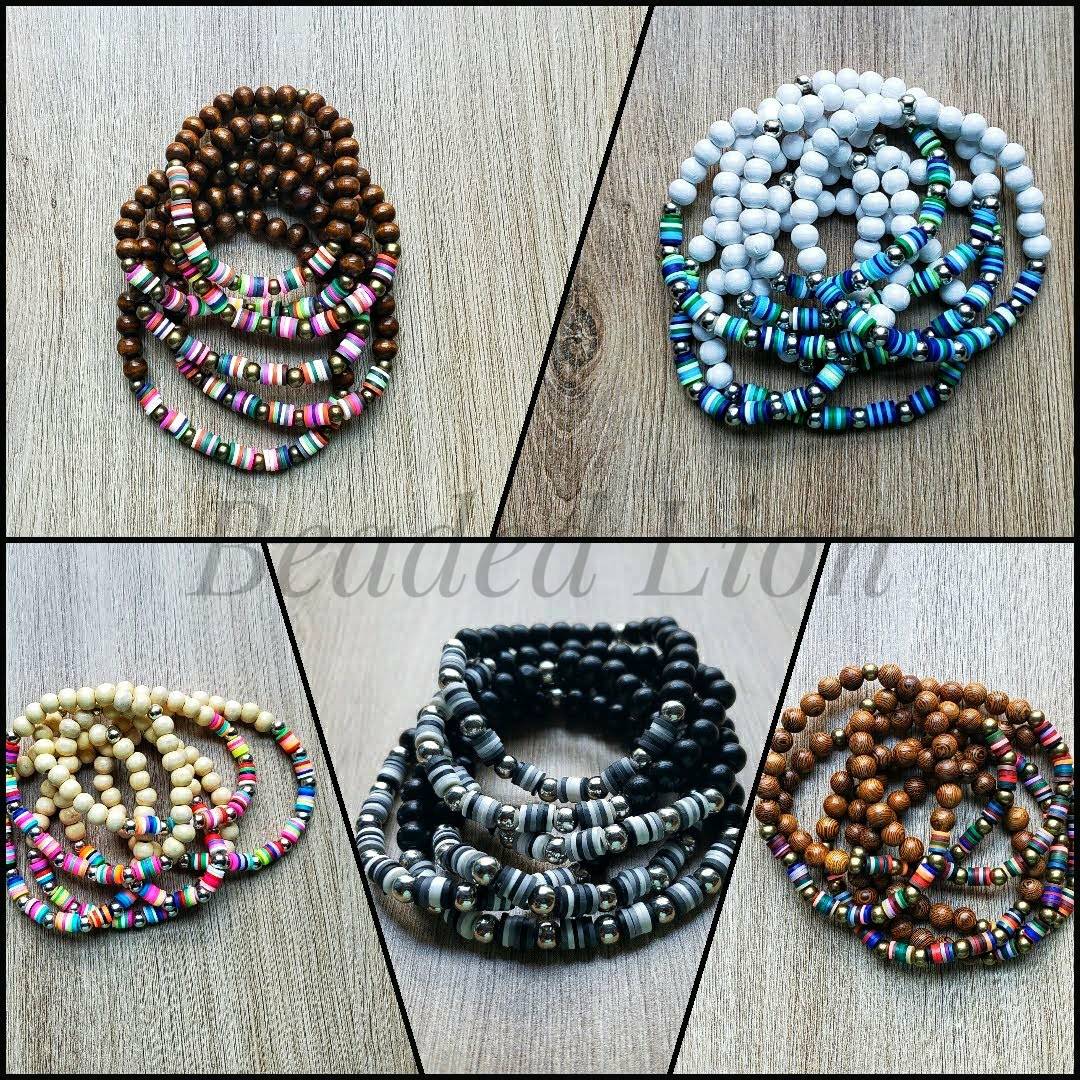 Can't pick just one? Use FEB21 and save 30%. 😁
👆🏾Link In Bio👆🏾

#AvailalbleNow #HandmadeBeadedJewelry #BlackOwnedBusiness #HeishiBeads #WomanOwnedBusiness #ClayBeadBracelets #JewelryForYou