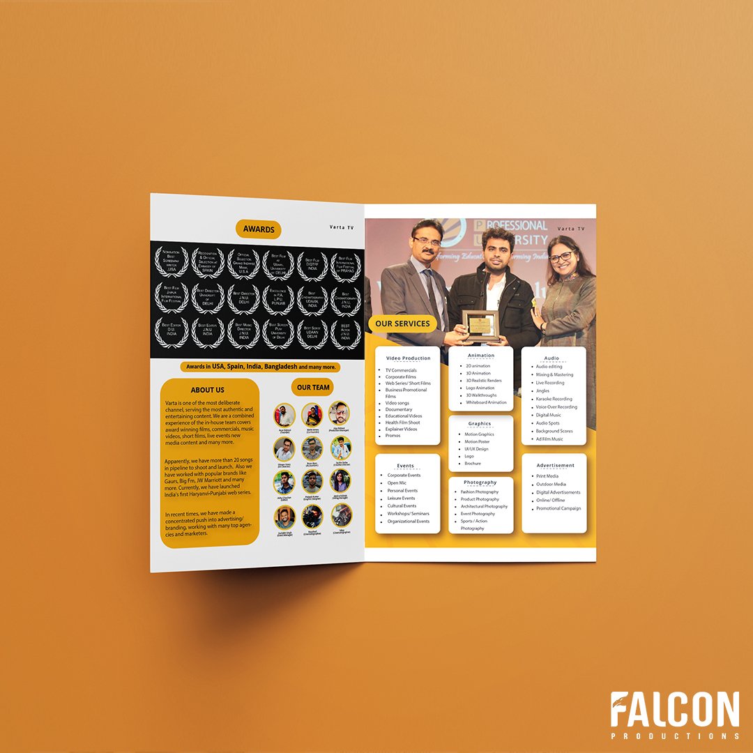 Macguffin wanted us to develop a brochure that can be capable enough to convey the brand’s vision. They wanted to continue with our branding plan and without any doubt we lived upto their expectations.
#brochure #graphicdesign #brand #videoproduction #brandidentity