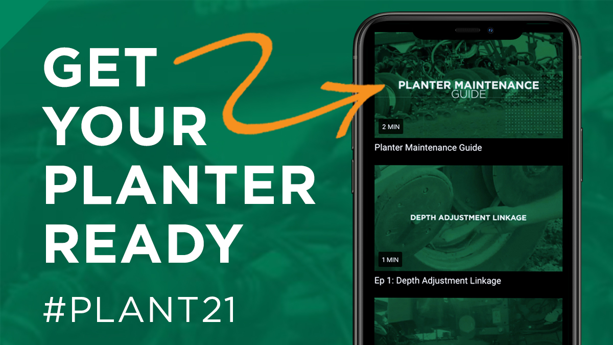 It's time to get your planter ready for #plant21! Watch 15 short videos covering common planter maintenance areas » precisionplanting.com/maintenance