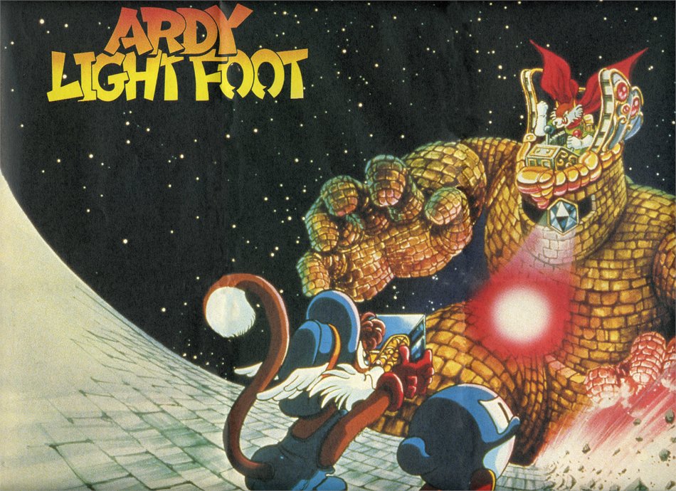 Ardy Light Foot, a game that's so 90s furry it's like they stepped out of a zine