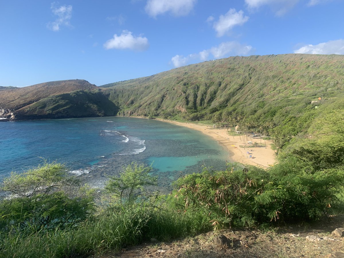 Snorkeling in Hanauma Bay today! #MahaloHawaii