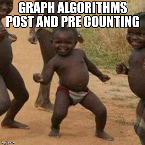 overflow_meme's tweet image. Graph Algorithms post and pre counting stackoverflow.com/questions/6615… #algorithm #graphtheory #graphalgorithm #python #graph