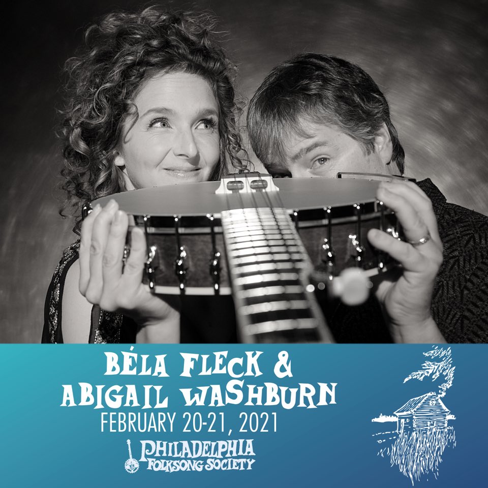 Don't forget to catch Abigail and @belafleckbanjo as part of this year's @folksongsociety #CabinFeverFest! February 20th - 21st! Tickets: folkfest.org/cabin-fever-fe… 🪕✨ #StayHomeSafe