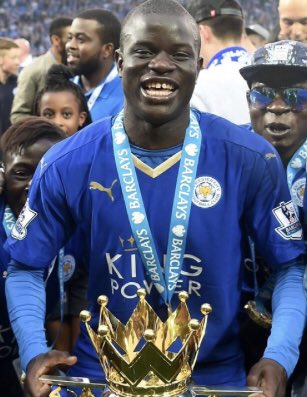 2015: Kante signed for Leicester City and in his first season he played a huge role of winning the premier league.