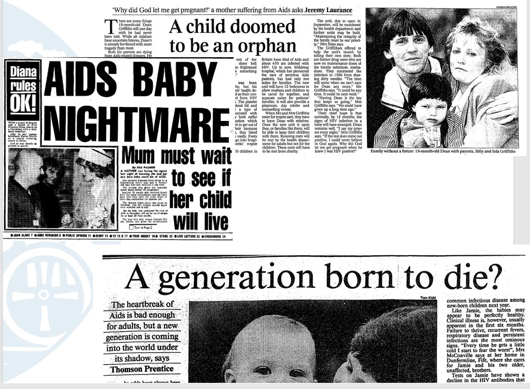 1980s & 1990s media deployed images of HIV+ women & children to reinforce stigma, using them as figures of tragedy, shame & blame.But  #HIV+ women & children were among those who fought against these narratives.