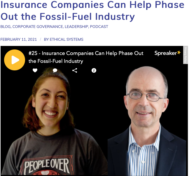 NEW <a href="/breaking_fever/">Breaking the Fever</a> EPISODE: 

We speak with <a href="/PeterBosshard/">PeterBosshard</a> and @esulakshana about the insurance sector’s role in maintaining status-quo climate policies, and what insurers can do to halt the development of more fossil-fuel infrastructure. 

Enlightening! ethicalsystems.org/insurance-comp…