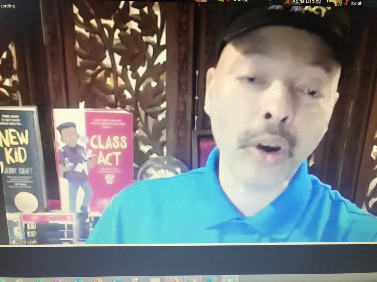 MrsOnderdonk's tweet image. The students are so excited to virtually meet #NewKid author @JerryCraft , an opportunity shared by #miltonlibrary @CastlemoreSch @mrsmfrancis1 @SAdebayo_PDSB