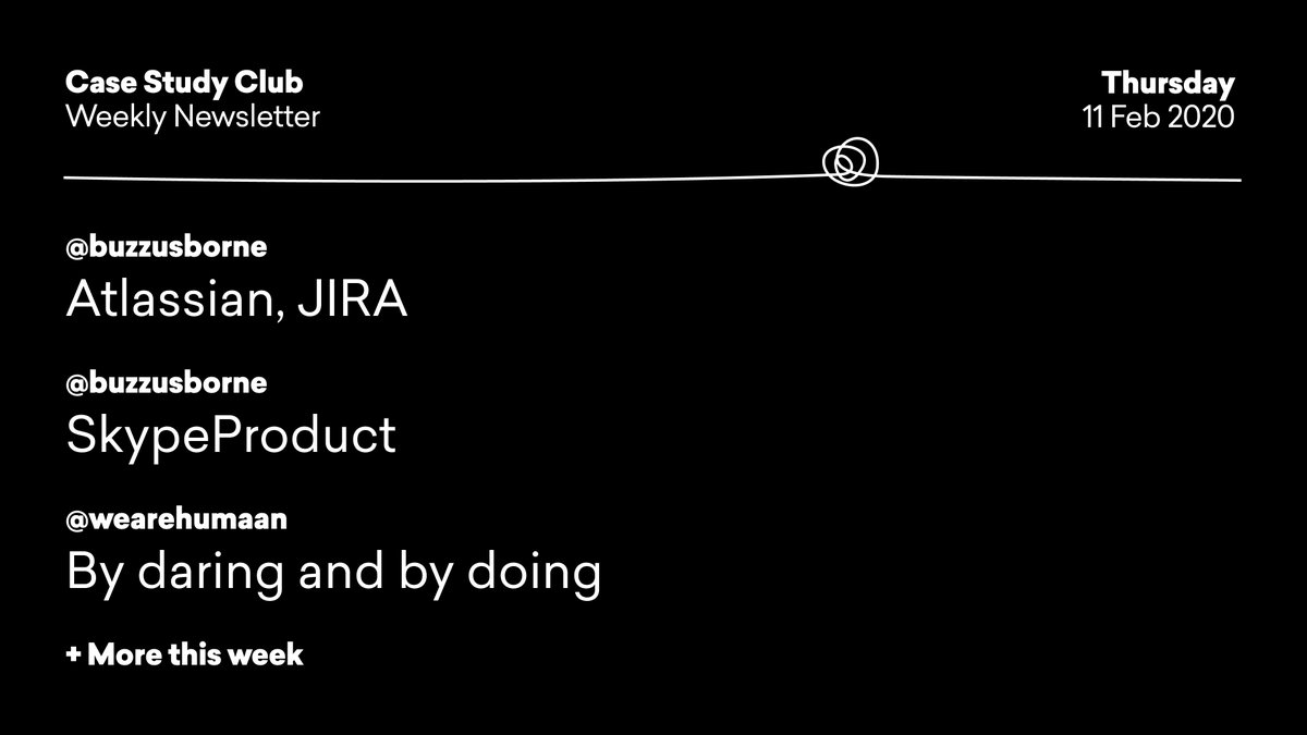 Case Study Club tweet media