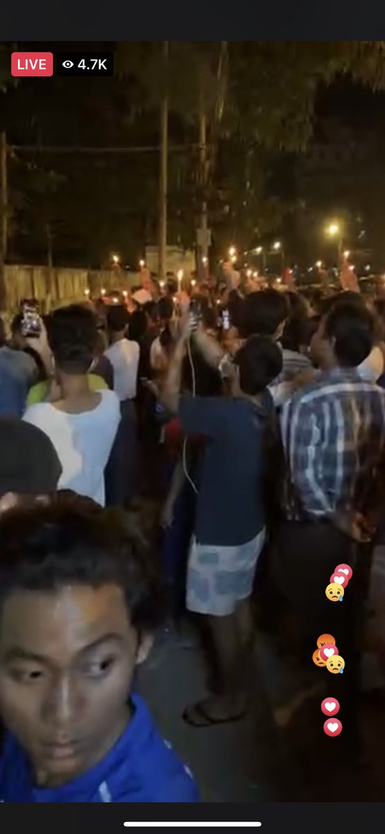 maytoekhine's tweet photo. Our nights are not safe anymore. Alot are being arrested at the moment without any valid reason. They’re trespassing the civilians house with force despite the Martial Law they declared. Right now, all we have is each other. This is really a nazi regime. #WhatsHappeningInMyanmar https://t.co/vPHWfnStr9