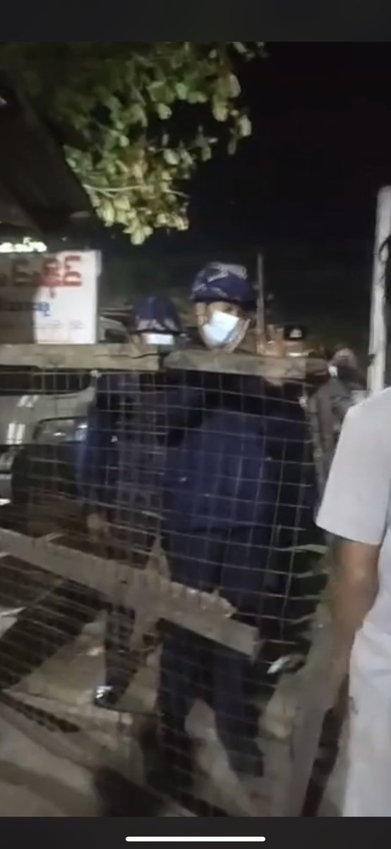 Our nights are not safe anymore. Alot are being arrested at the moment without any valid reason. They’re trespassing the civilians house with force despite the Martial Law they declared. Right now, all we have is each other. This is really a nazi regime. #WhatsHappeningInMyanmar