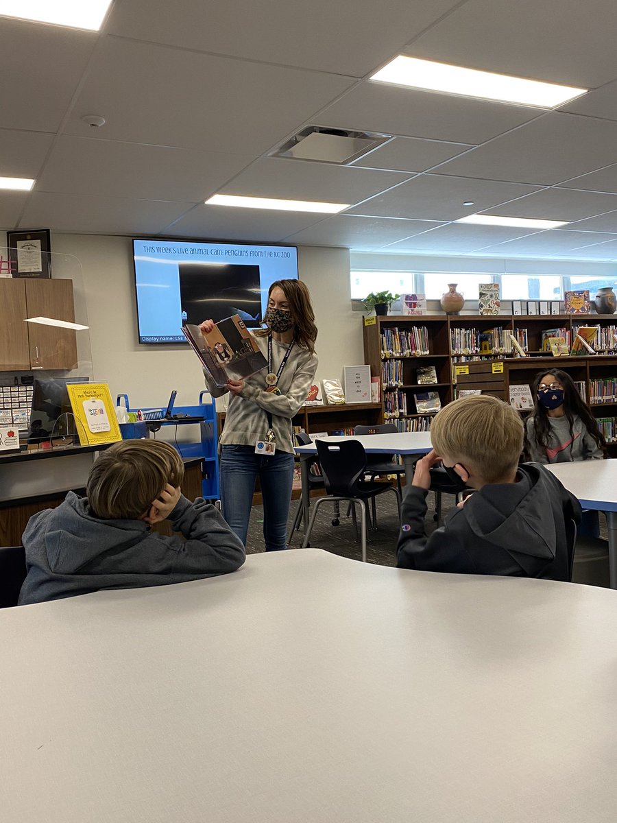 Library checkout day with a read aloud from Ms. Bell! <a href="/LSEArts/">Locust Street Expressive Arts</a> <a href="/DeniLSEArts/">Deni Bell</a>