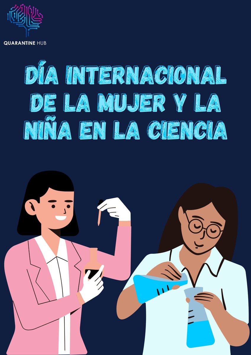 HubQuarantine's tweet photo. #DiaDeLaMujerYLaNinaEnLaCiencia
En Quarantine Hub estamos seguros que la ciencia, la equidad e igualdad de género son importantes y necesarios para el desarrollo del mundo. 🌎

¿Quién es tu científica fav? ✍️👩‍🔬 https://t.co/stXX9A00D3