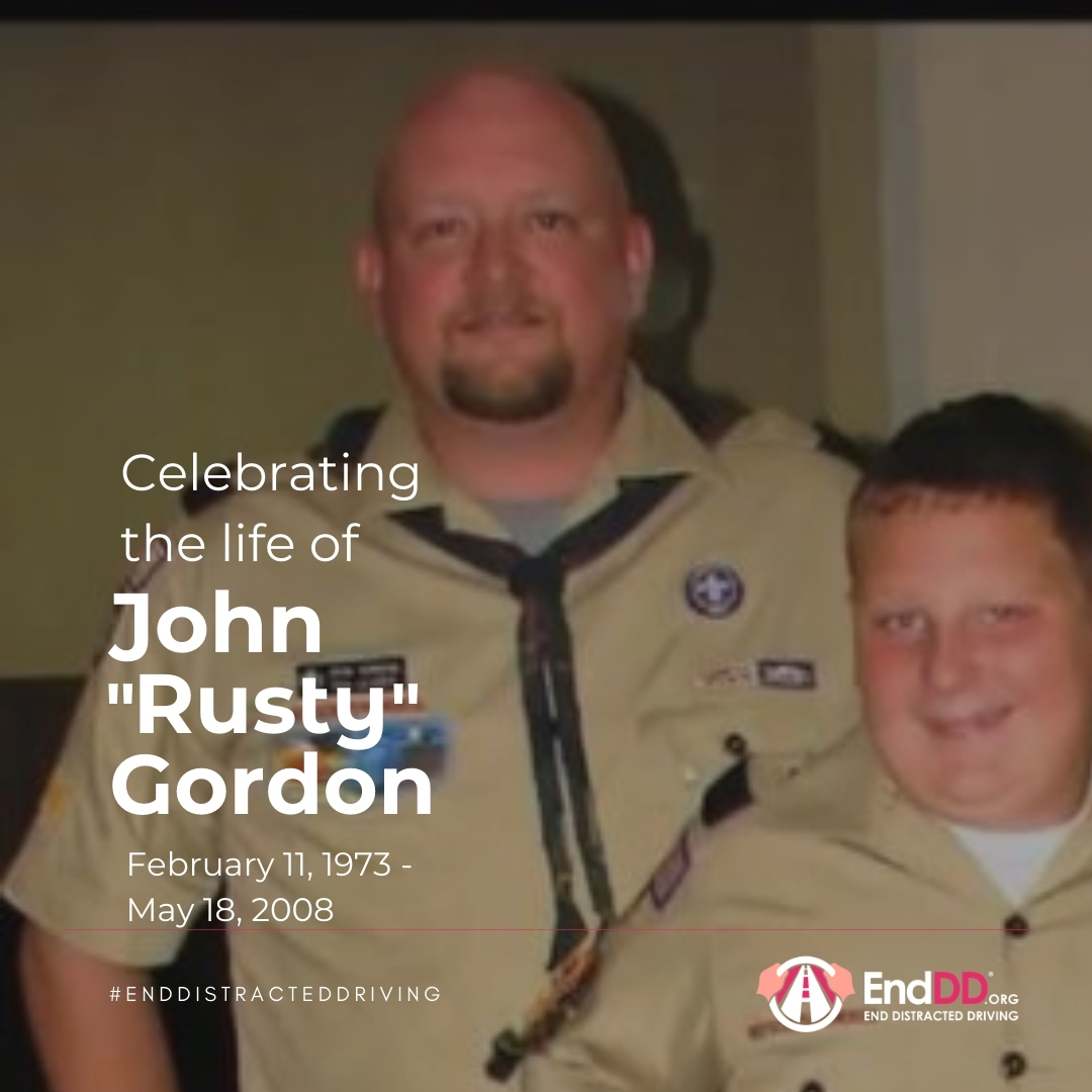 Safe_Roads's tweet photo. RT end_dd: We honor the life of John "Rusty" Gordon. John was killed when a driver talking on a cell phone swerved into oncoming traffic striking him head-on. We honor Rusty's story here: https://t.co/s1KwXrM9Zk
@Safe_Roads @CLIF2012 #DistractedDrivi… https://t.co/VXAQZhaflt