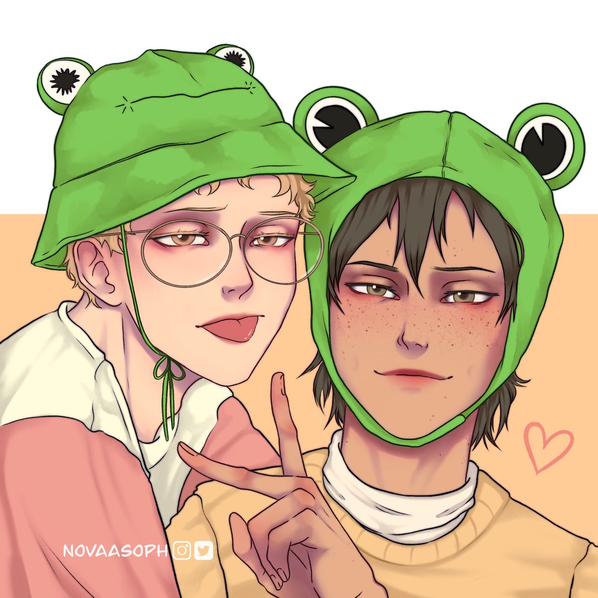 Froggy Boyfriends 🐸

#tsukki #Tsukishima #yamaguchi #tsukkiyama #tsukiyama #froghat