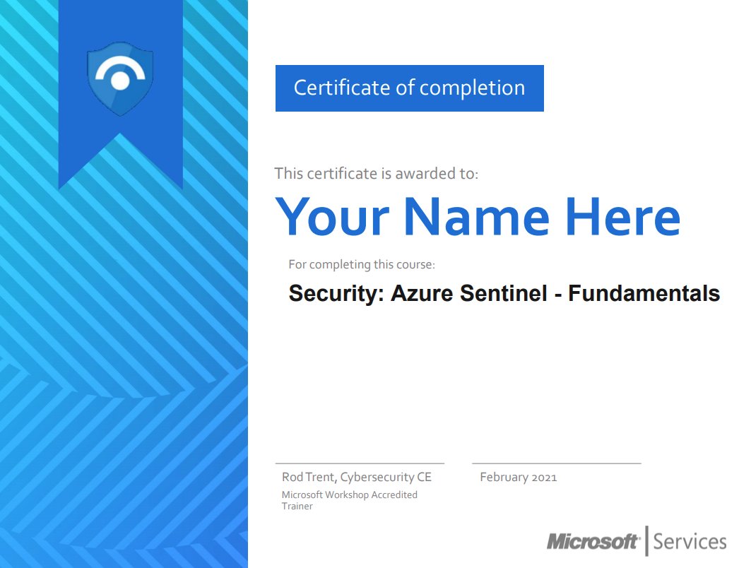 Reach out to your CSAM to find out how to get one of these #AzureSentinel