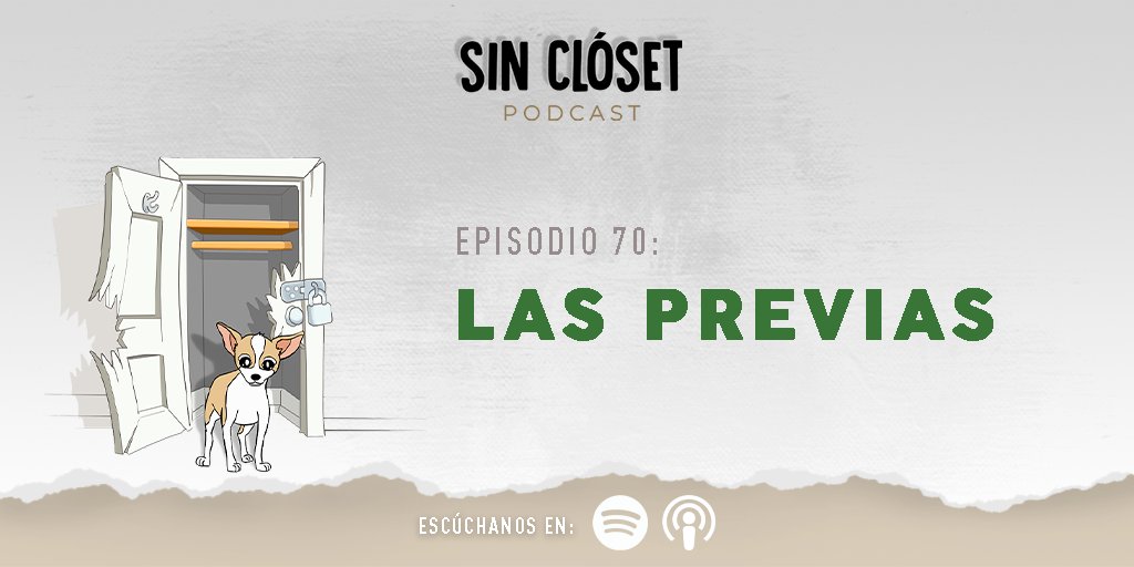 sincloset_pe's tweet photo. ¡Nuevo jueves y nuevo episodio! Conversamos sobre todas "las previas" 😏 ¿Qué consideramos como foreplay? ¿Sexo oral? ¿Juego de roles? ¿Qué tan importantes son las previas en el acto sexual? 🙌. Recuerda que estamos en Spotify, Apple Podcasts e iVoox. https://t.co/TtekJtRqVt