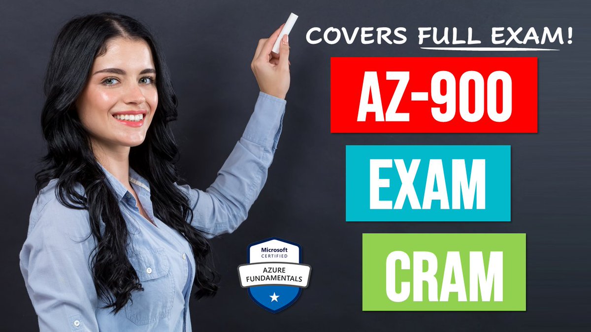 Know someone getting started with Azure certification? Here's a free 2-hour exam cram course to help them tackle the Fundamentals exam. lnkd.in/ggWDAxk #azure #certification #alwaysbelearning #az900