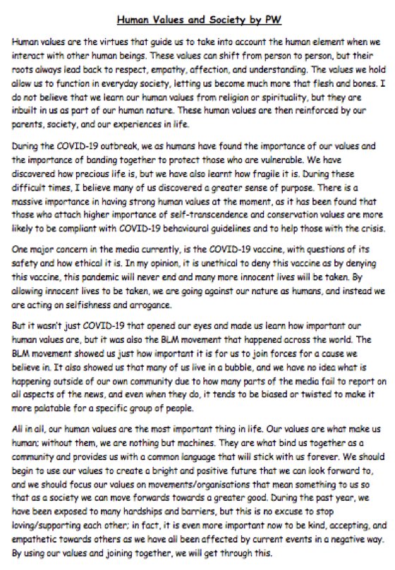 Pendle Vale Religious Studies/Personal Development tweet media