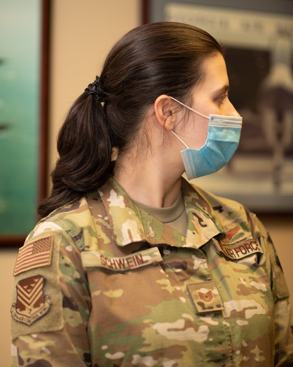 Yesterday, AFI 36-2903 went into effect with updated grooming standards for Air Force women. A few of our awesome female Airmen proudly displayed their new do's. #freethebun