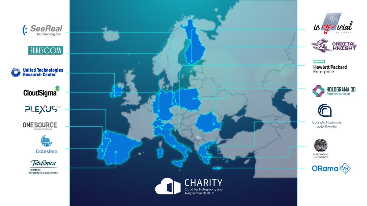 🏁<a href="/Eurescom/">Eurescom</a> is proud and honoured to coordinate #CHARITYEUProject. The project is a major step towards immersive communication via advanced media technologies. 🔝
Website 👉 charity-project.eu 
#AR #VR #Holography #Media #H2020 #EUprojects #Charityh2020 #CharityProject