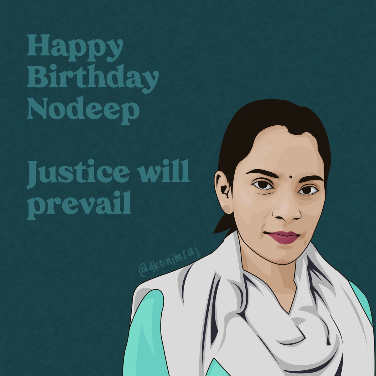 jatti's tweet image. happy birthday nodeep kaur 🤍

#FarmersProtest #FreeNodeepKaur