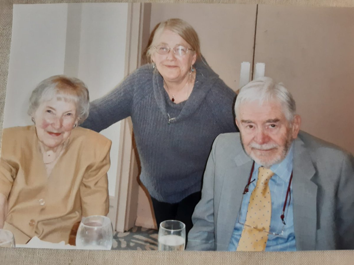 One of the many horrors of the pandemic is it's become all about numbers. Perversely, the more deaths, the harder it is to visualise each victim as a human being.So here's Maureen and Colin (here with my mum), married for so long, who died within a couple of weeks of each other