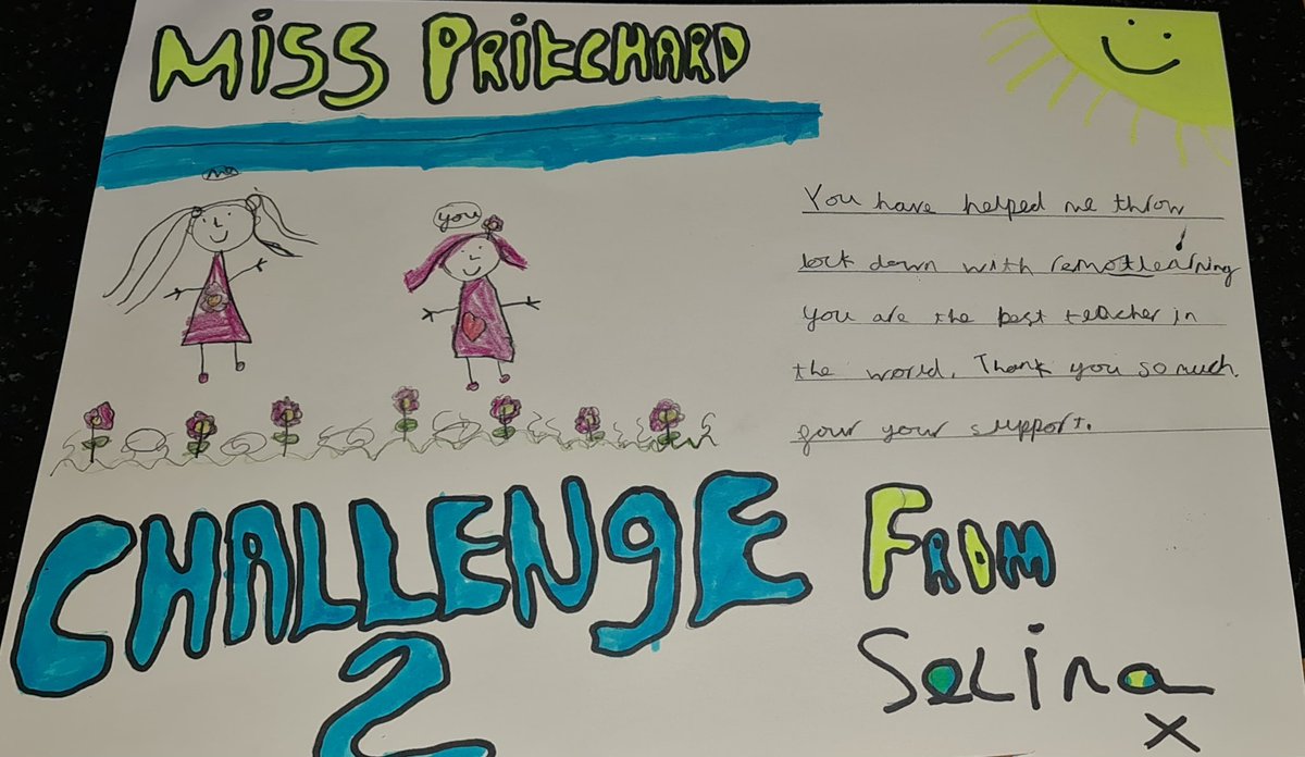 MissSPritchard1's tweet photo. Such a lovely letter from a lovely girl! Thank-you Selina-Louise for all your hard work in remote learning. You are a star 🌟 @Benjamin_Adlard #HeartsofBenjies https://t.co/cLt9m0Mwtw