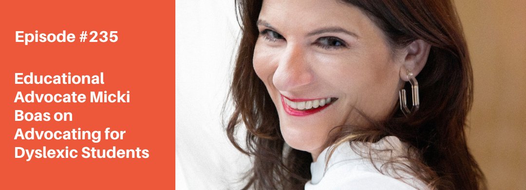 Debbie Reber (@tiltparenting) on Twitter photo Micki Boas (author of One in Five) talks about her son’s diagnosis with #dyslexia, and the resulting 4-year legal battle to get him the educational support he needed #advocating #education #differentlywired tiltparenting.com/session235 #podcast @debbiereber <a href="/mickiboas/">Micki Boas</a> Micki Boas (author of One in Five) talks about her son’s diagnosis with #dyslexia, and the resulting 4-year legal battle to get him the educational support he needed #advocating #education #differentlywired tiltparenting.com/session235 #podcast @debbiereber <a href="/mickiboas/">Micki Boas</a>
