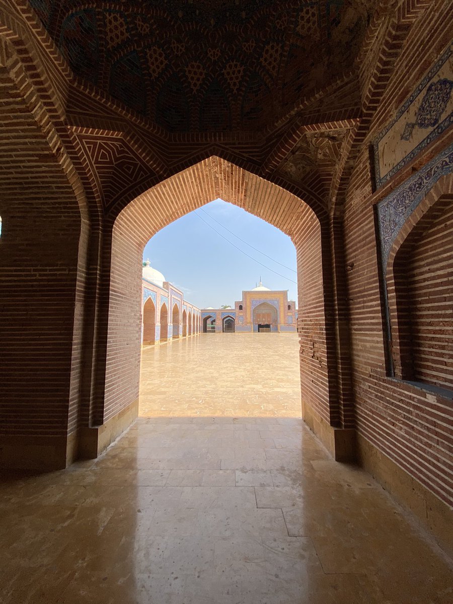 Shahjehan Mosque @ 11:50. The most mesmerizing of domes, arches and intricate tile work ceilings.