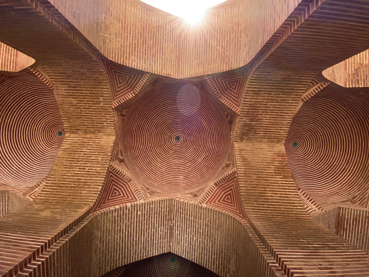Shahjehan Mosque @ 11:50. The most mesmerizing of domes, arches and intricate tile work ceilings.