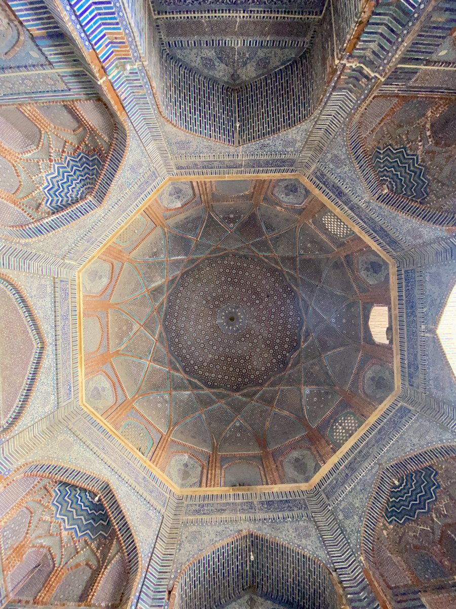 Shahjehan Mosque @ 11:50. The most mesmerizing of domes, arches and intricate tile work ceilings.