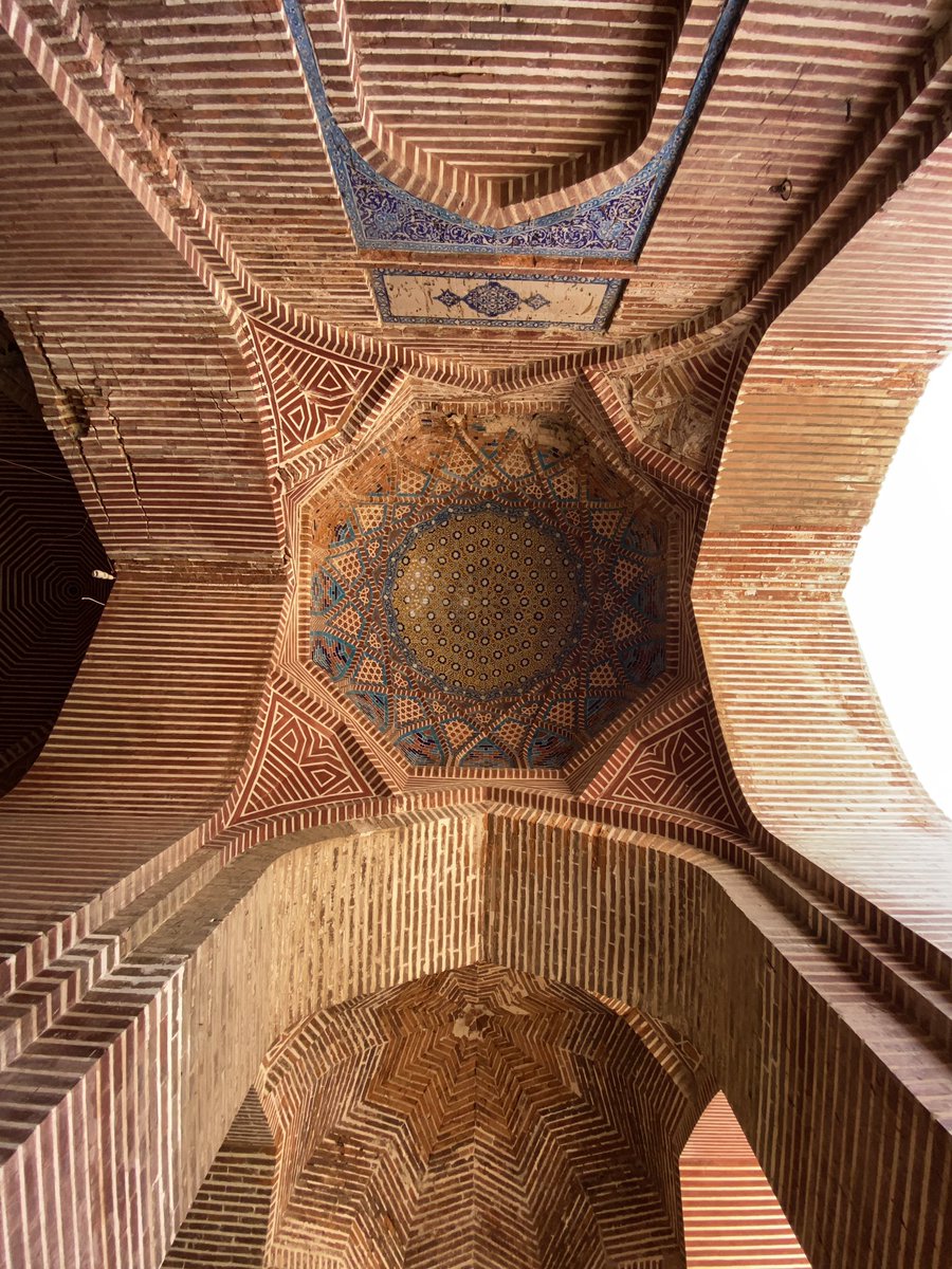 Shahjehan Mosque @ 11:50. The most mesmerizing of domes, arches and intricate tile work ceilings.