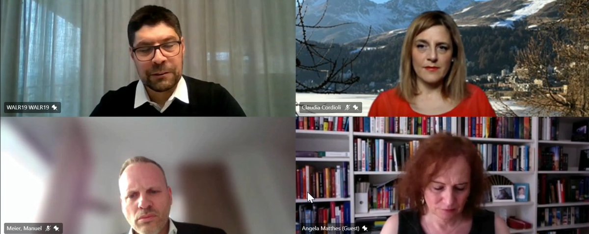 On the Leadership Reflection panel in #swissreinstitute's event, Power of We,  <a href="/ClaudiaCordiol1/">Claudia Cordioli</a>, @angela_matthes and AXA's Manuel Meier share reflections on the societal discussion of social justice in 2020 and how the conversation is dealt with by their companies and beyond.