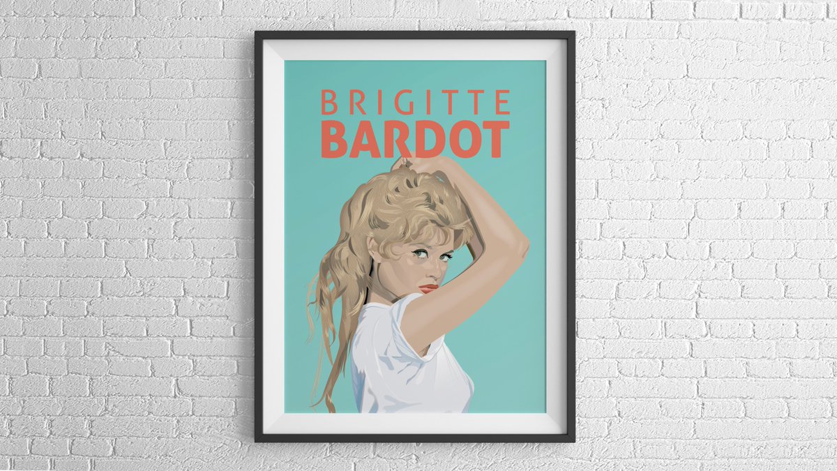 HapennyDesign's tweet photo. #BrigitteBardot is the first in our new series of Iconic Movie Stars. This is an original illustration, done in the style of 1960s Pulp Art.
https://t.co/0f44j7zH4k

#irishdesign @DCCIreland #illustration #vintagemovieposter #retromovieposter #digitalillustration #shopirish #60s https://t.co/v9vPuxVgvd