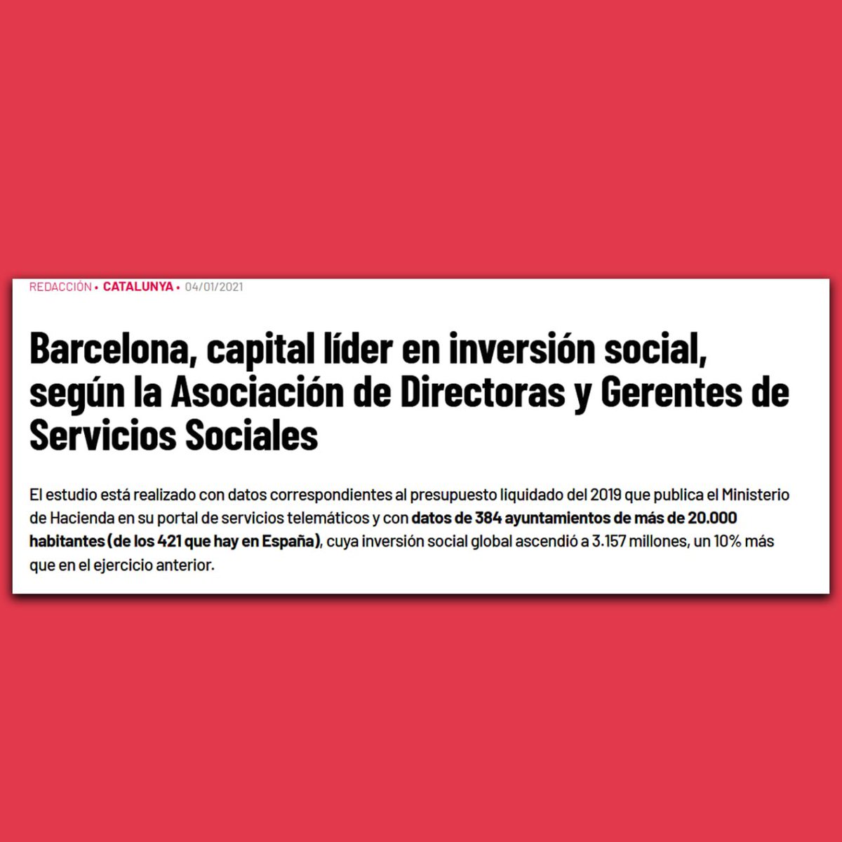 laurapcastano's tweet photo. Imagina el titular: Catalunya lidera la inversió social de tot l’Estat.

Per fer-ho possible vota qui ja ho fa a Barcelona.
#ÉsPossible #ElCanviQueCatalunyaMereix

https://t.co/rojr4itvy4 https://t.co/0hJMuOA4Fd