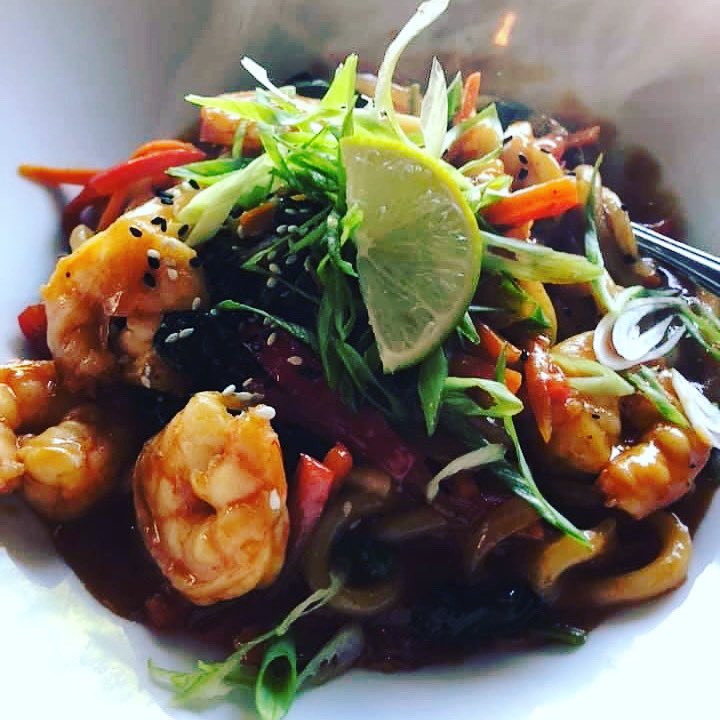 THURSDAY LUNCH! 

📷: sweet &amp; spicy sesame bowl

Soup: roasted garlic &amp; oregano
Melt: chicken, broccoli &amp; cheddar 
Pasta: chicken penne w/ pineapple curry cream sauce 

#lunch #thepalate #fredericton #oromocto #newbrunswick #udon #features